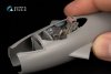 Quinta Studio QD48453 MiG-17F 3D-Printed coloured Interior on decal paper (AMMO/Kinetic) 1/48